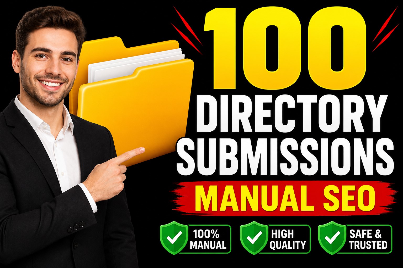 I Will Create 100 Manual Directory Submission Backlin...