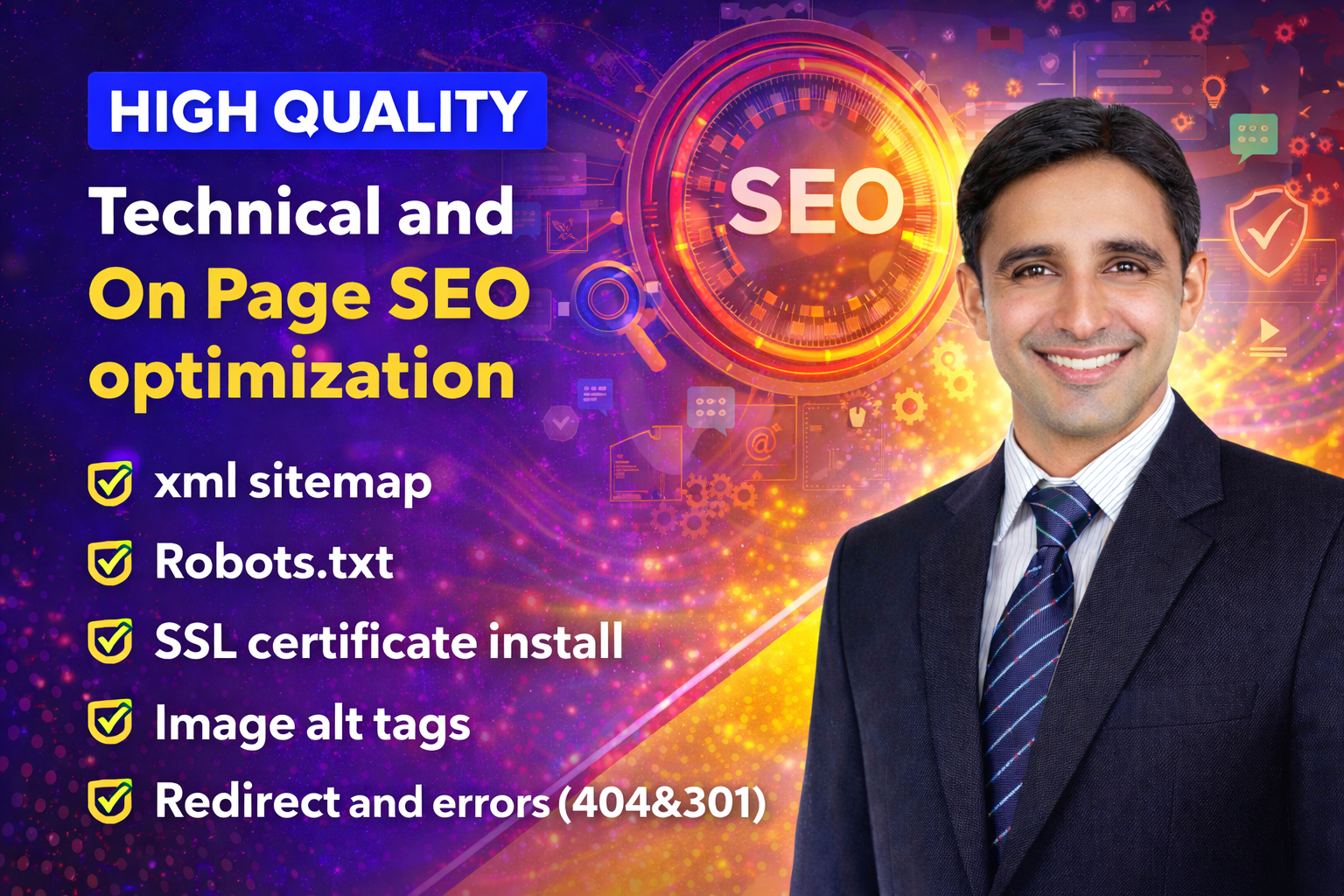 I will do on page seo, Yoast seo for better Google ra...
