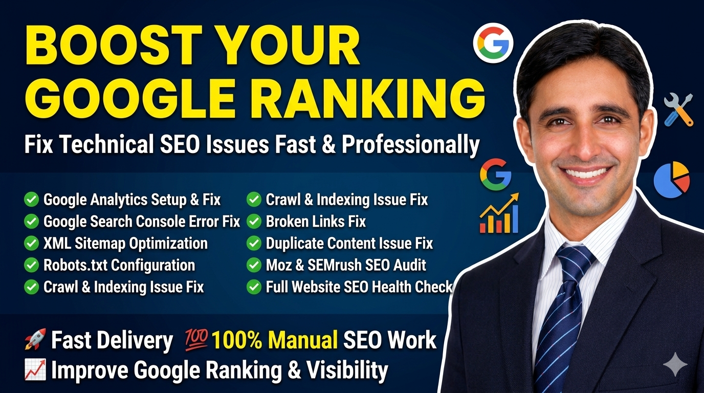 I will do technical seo audit and fix google search console and technical seo errors single page