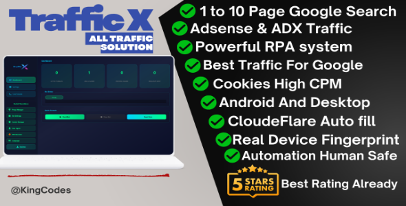Traffic X Web Traffic Bot Software Organic Website Tr...