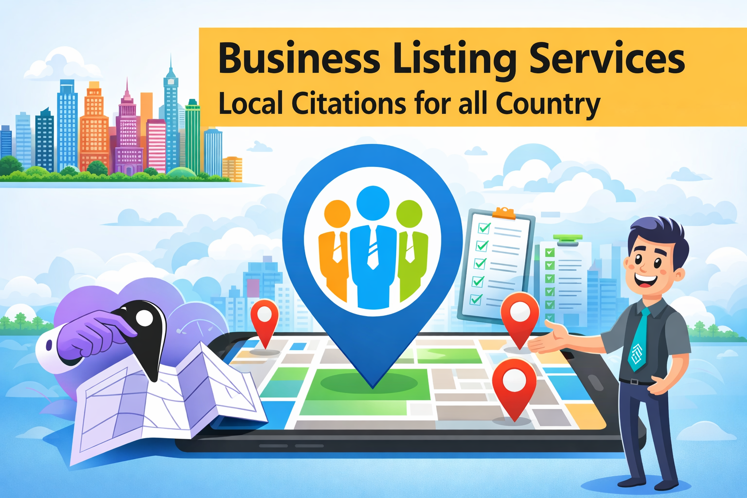 50 Business Listing & Local Citations For All Cou...