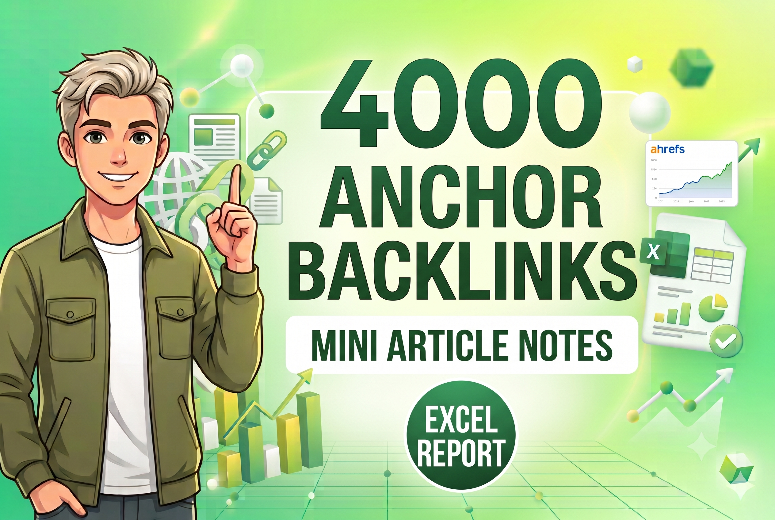 I will place 4000 anchor backlinks in mini article no...