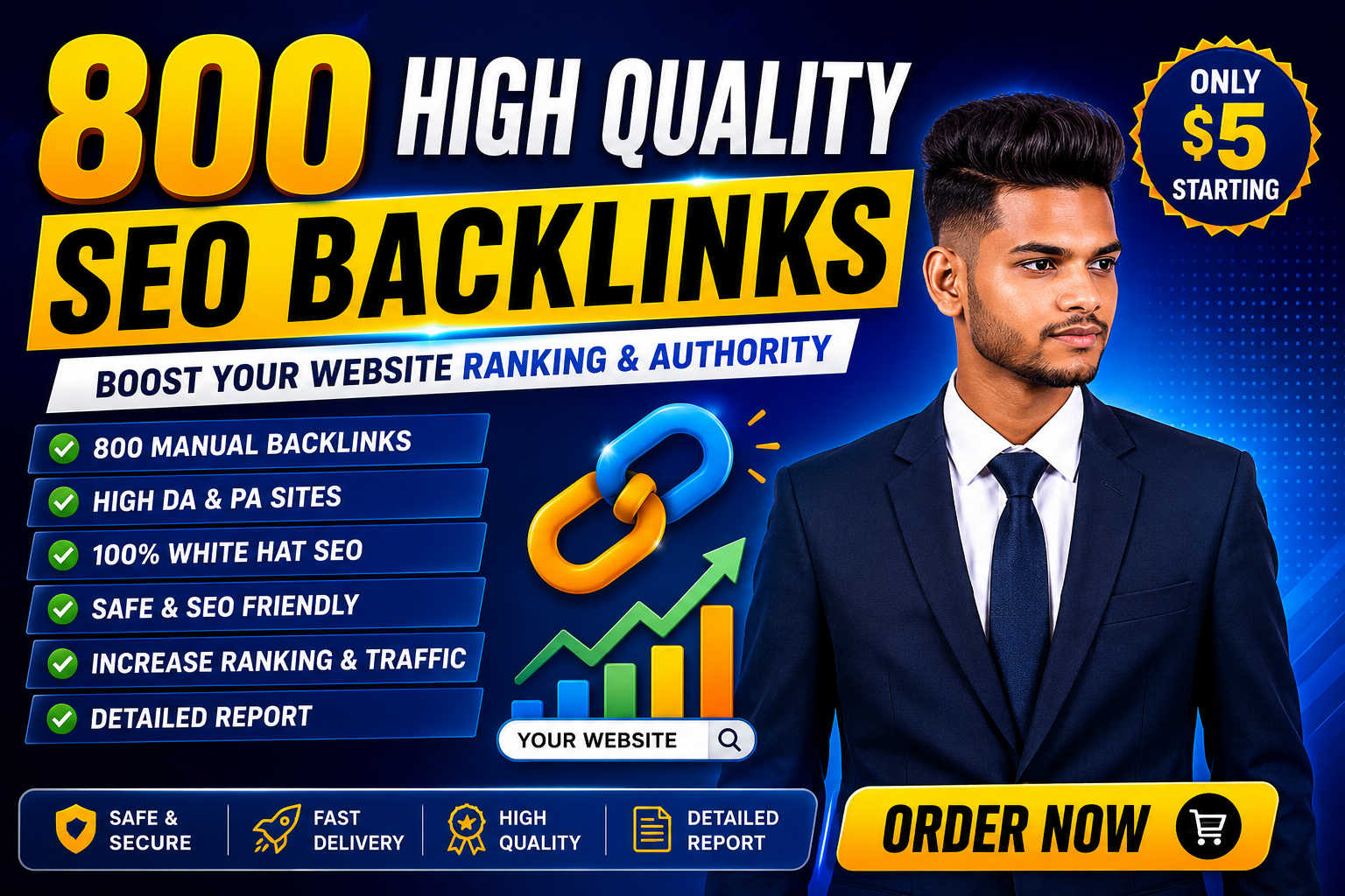 I Will Create 800 High Quality SEO Backlinks for Bett...