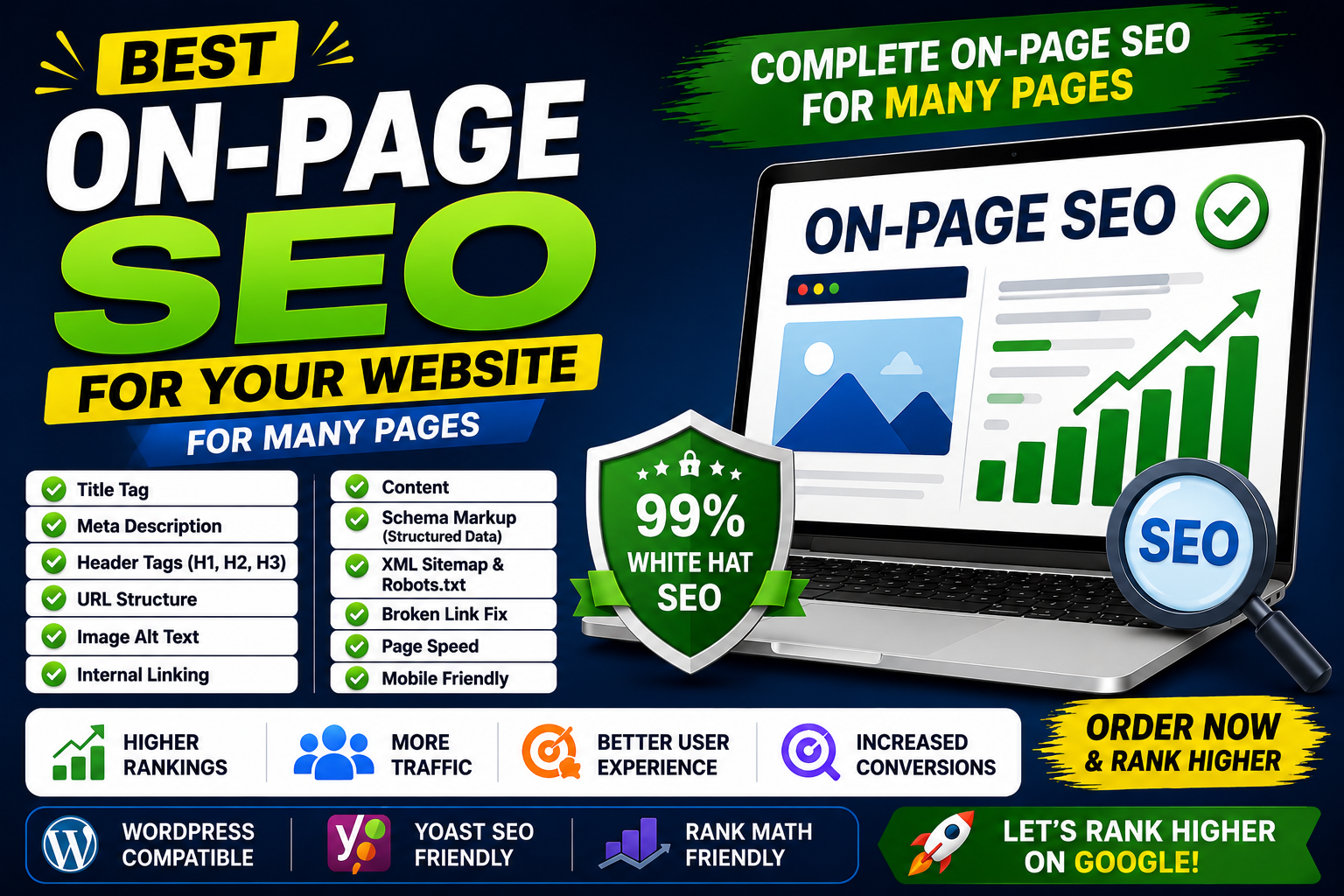 I Will Do Best On Page SEO for Your Website to Improv...