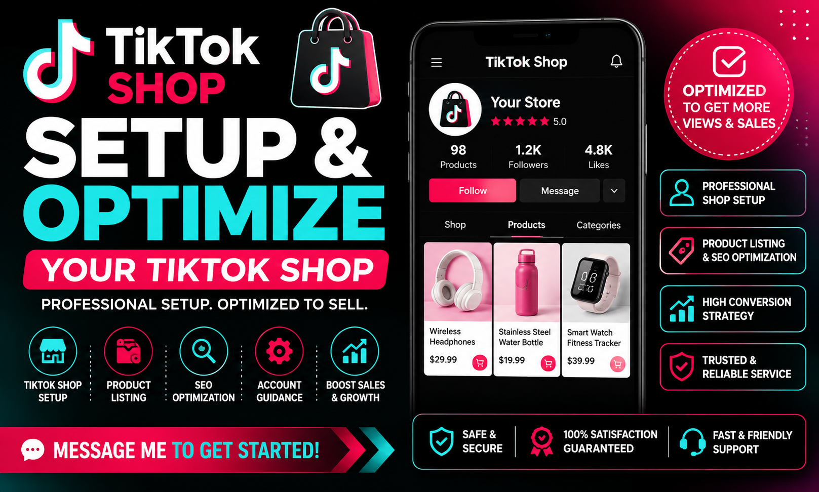 I Will Set Up and Optimize Your TikTok Shop and Produ...