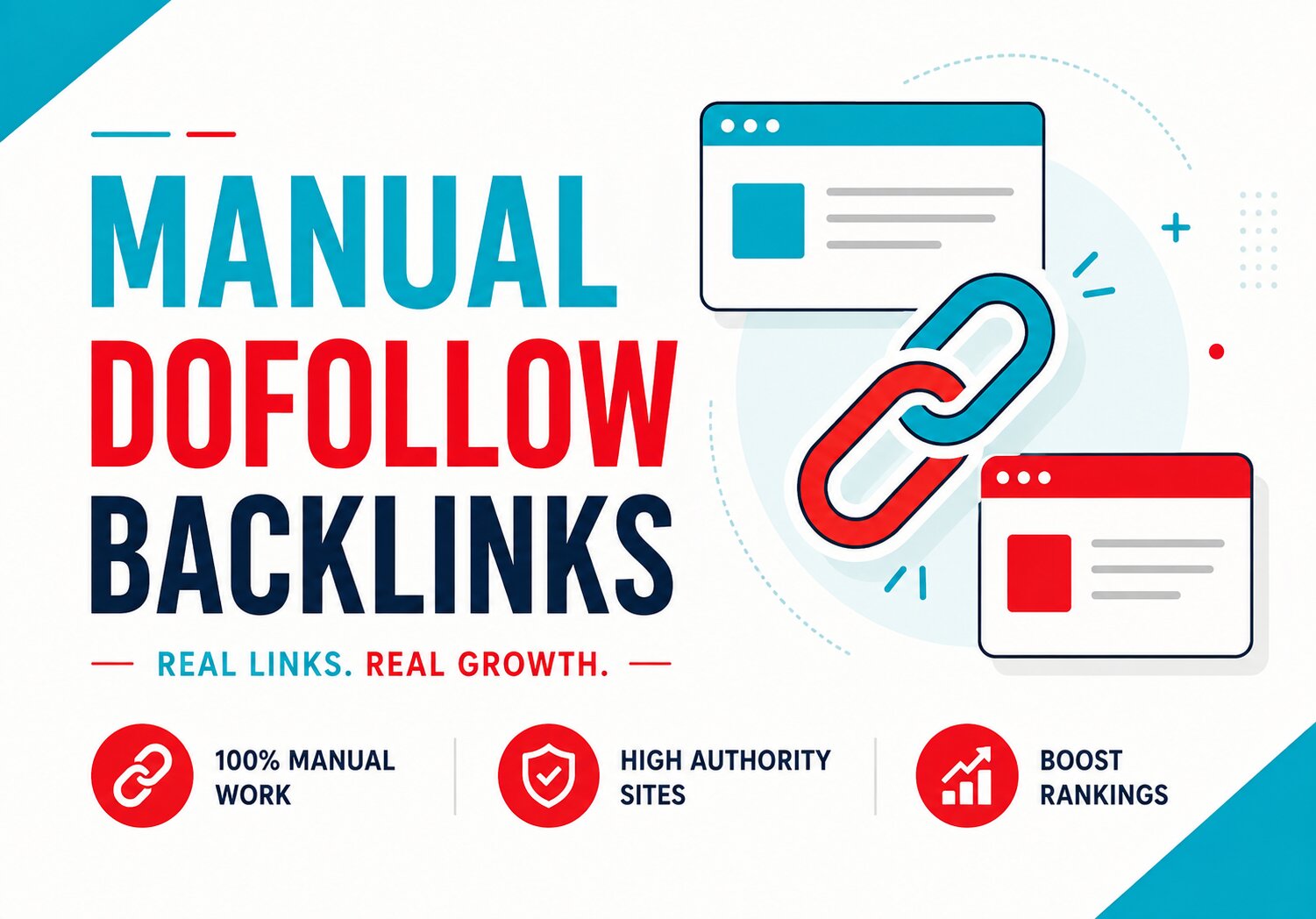 I Will Build 50 Manual Dofollow Backlinks for Your We...