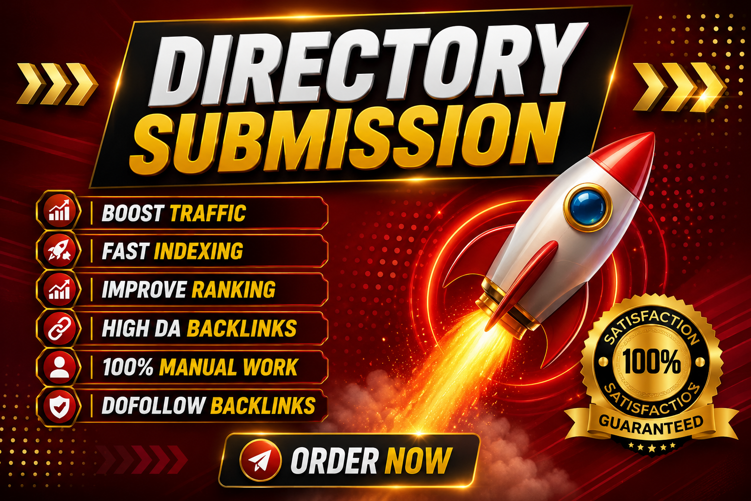 Get 130 Directory Submission High Authority Backlinks...