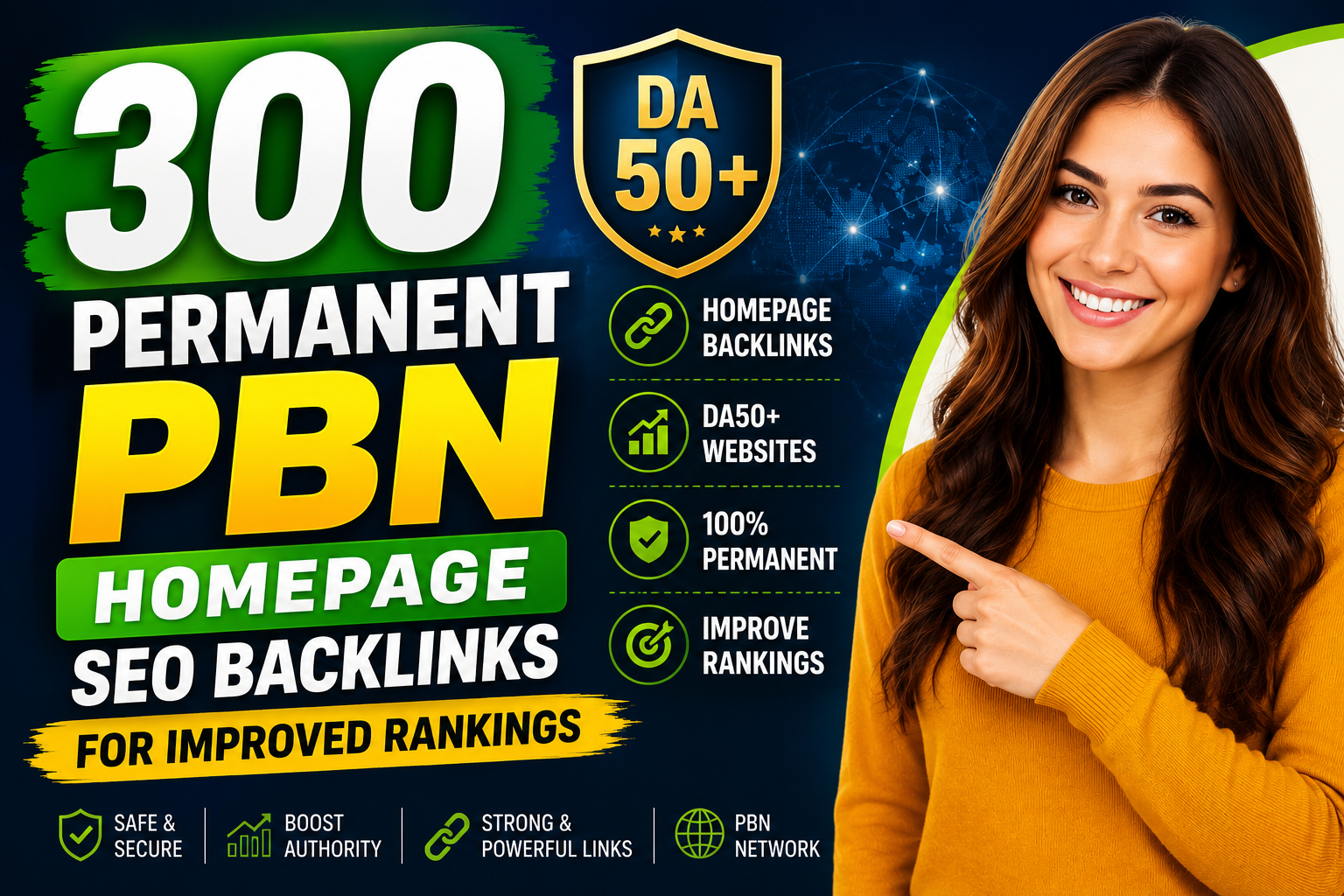 300 Permanent DA50+ PBN Homepage SEO Backlinks for Im...