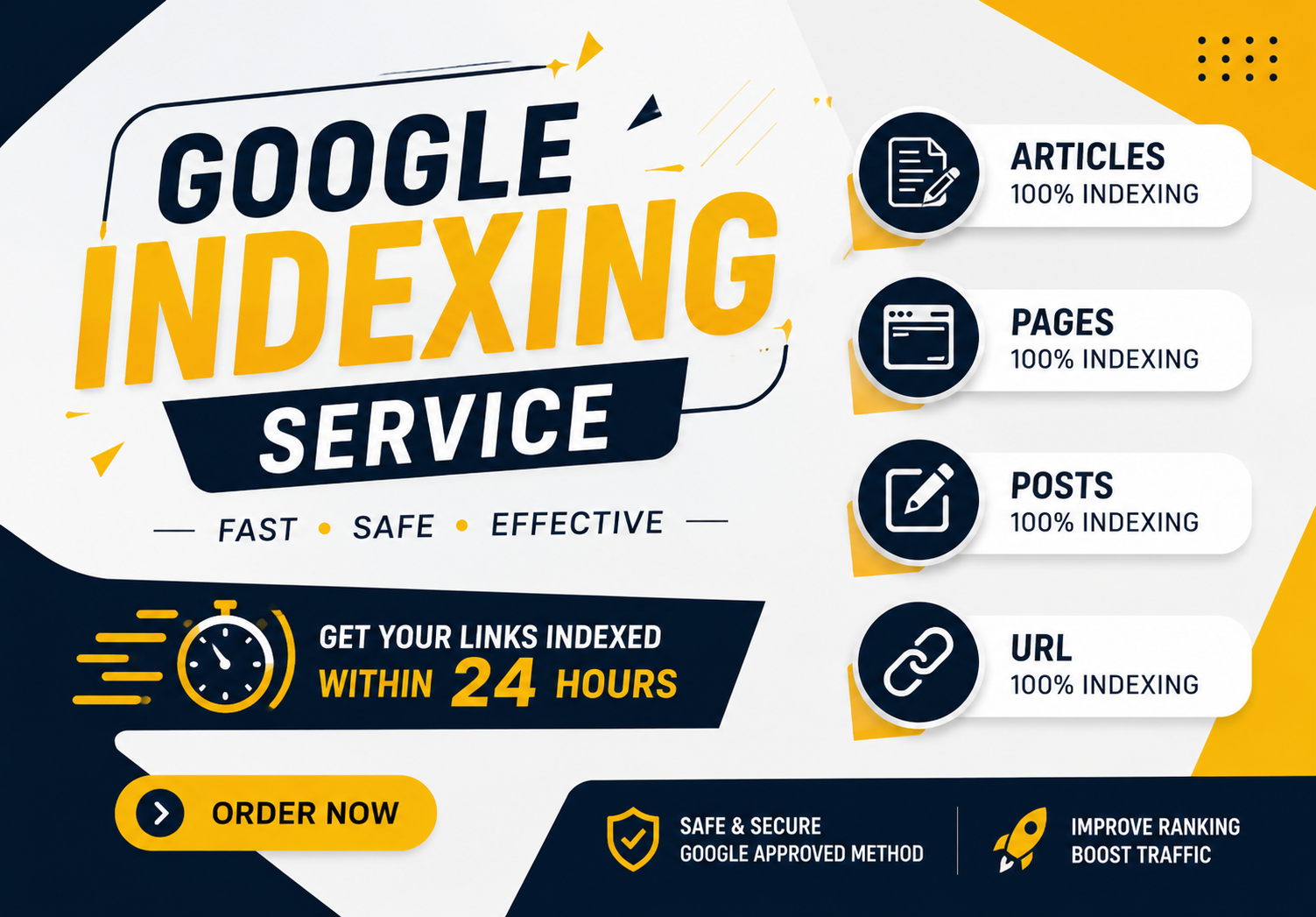 I Will Index 100 URLs Using Best Google Friendly Methods