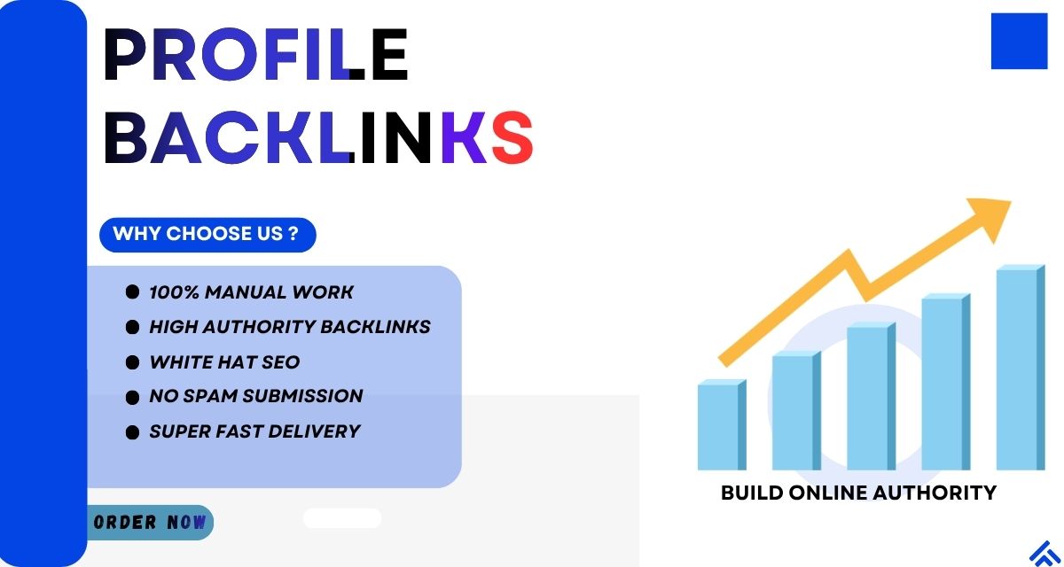Get 100 High Authority DA 90+ Profile Backlinks for White Hat SEO