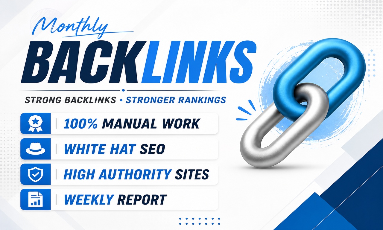 Get Monthly Manual MIXED SEO Backlinks Directory Submissions, PR9, Web 2.0, Forum Posting, Article