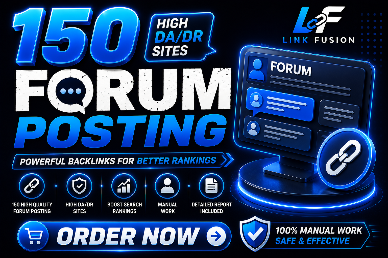 150 Powerful High DA Forum Posting Backlinks to Boost Rankings