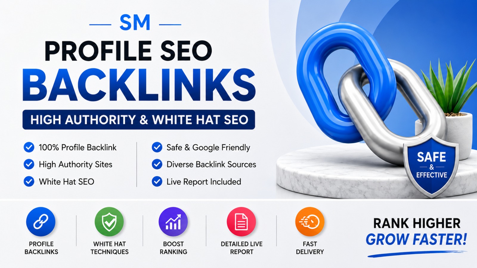 I Will Create 400 High Authority Profile Backlinks for Off Page SEO