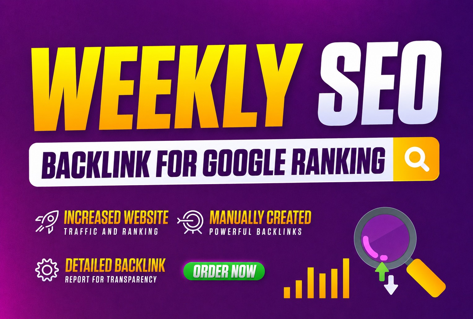 Receive Fresh Weekly SEO Backlinks for Long-Term Webs...