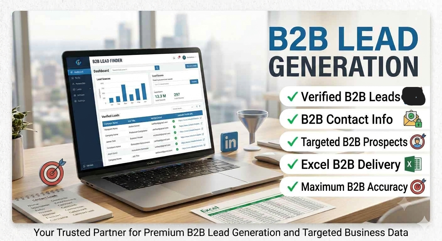 i will do Targeted Lead Generation for 200 B2B Leads