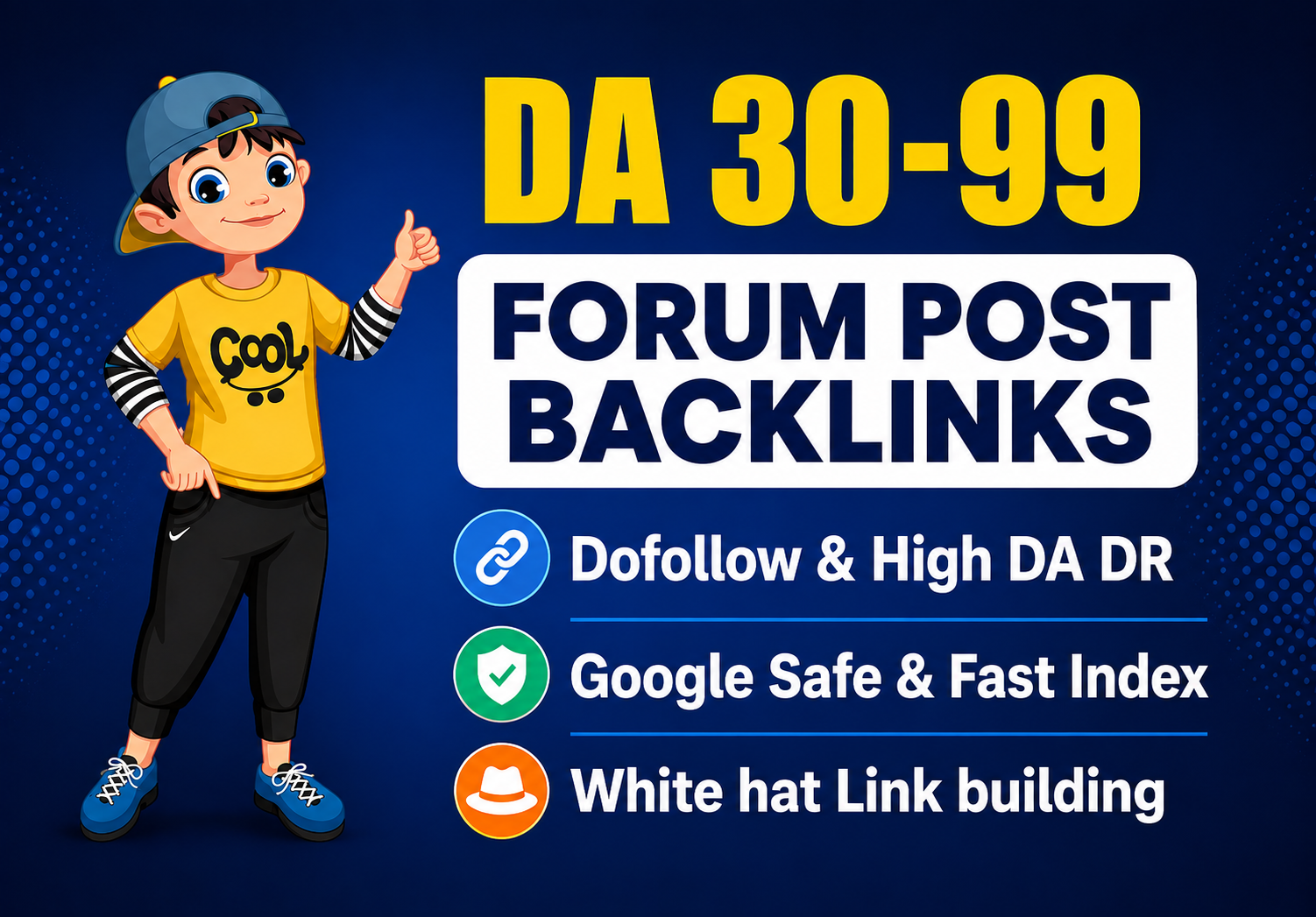 White Hat SEO with MANUAL 1000 Quality Forum Posting Backlinks for Stronger SEO