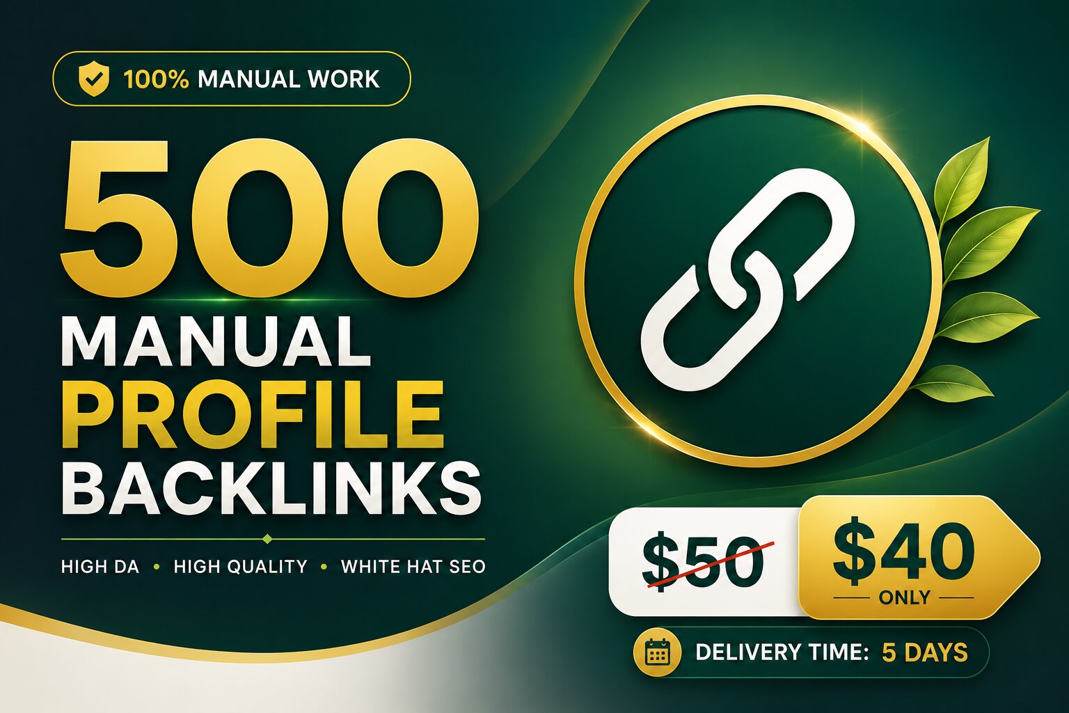 I Will Build 500 Manual High DA Profile Backlinks for...