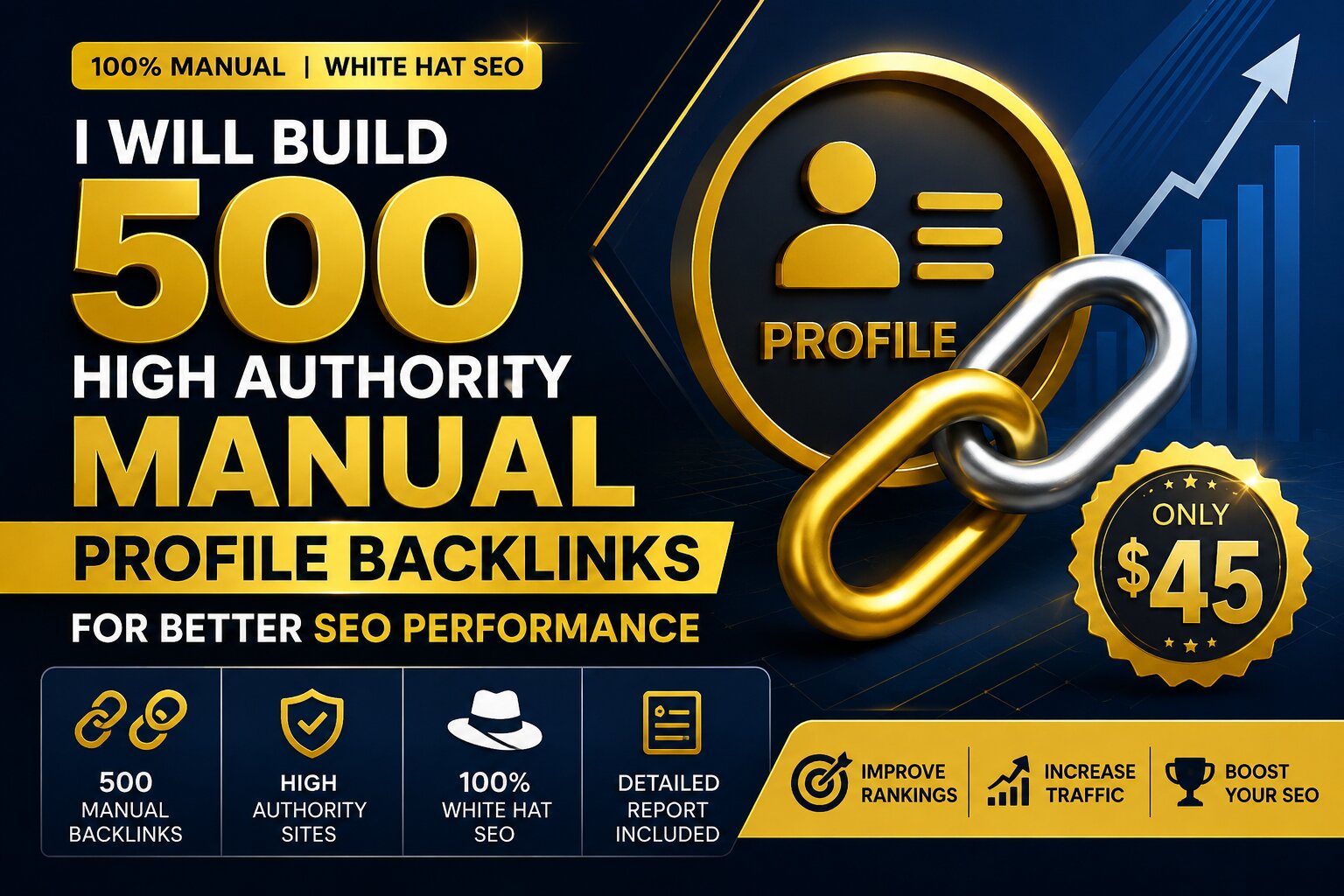 I Will Build 500 High Authority Manual Profile Backli...