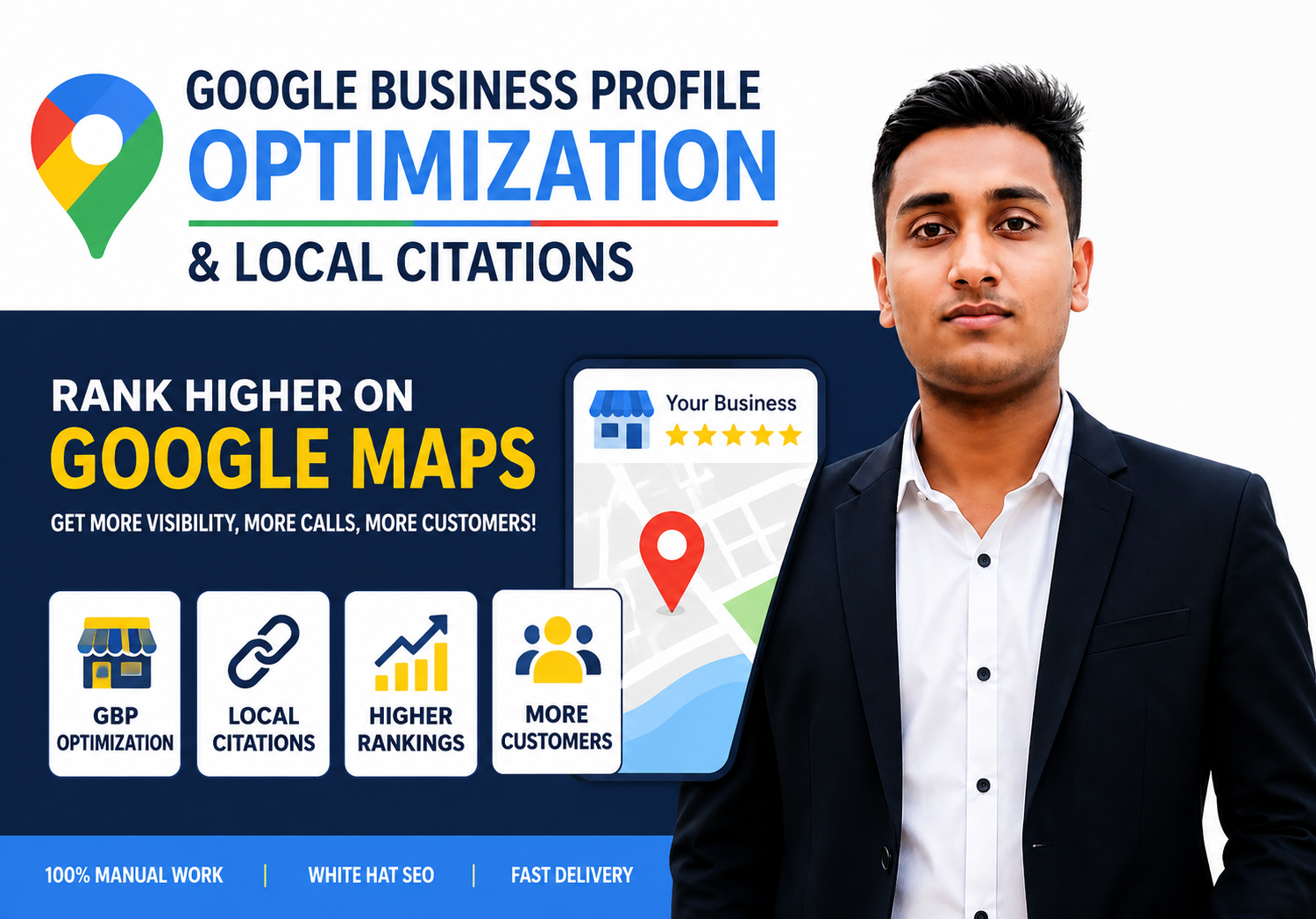 I will optimize Google Business Profile and build local citations