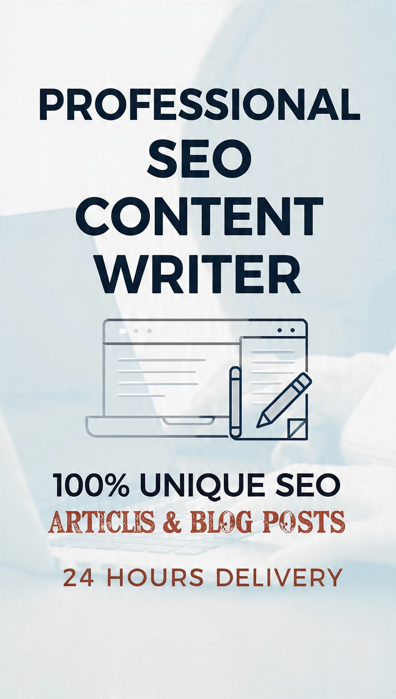 I Will Write SEO Optimized Blog Posts, Articles & Website Content