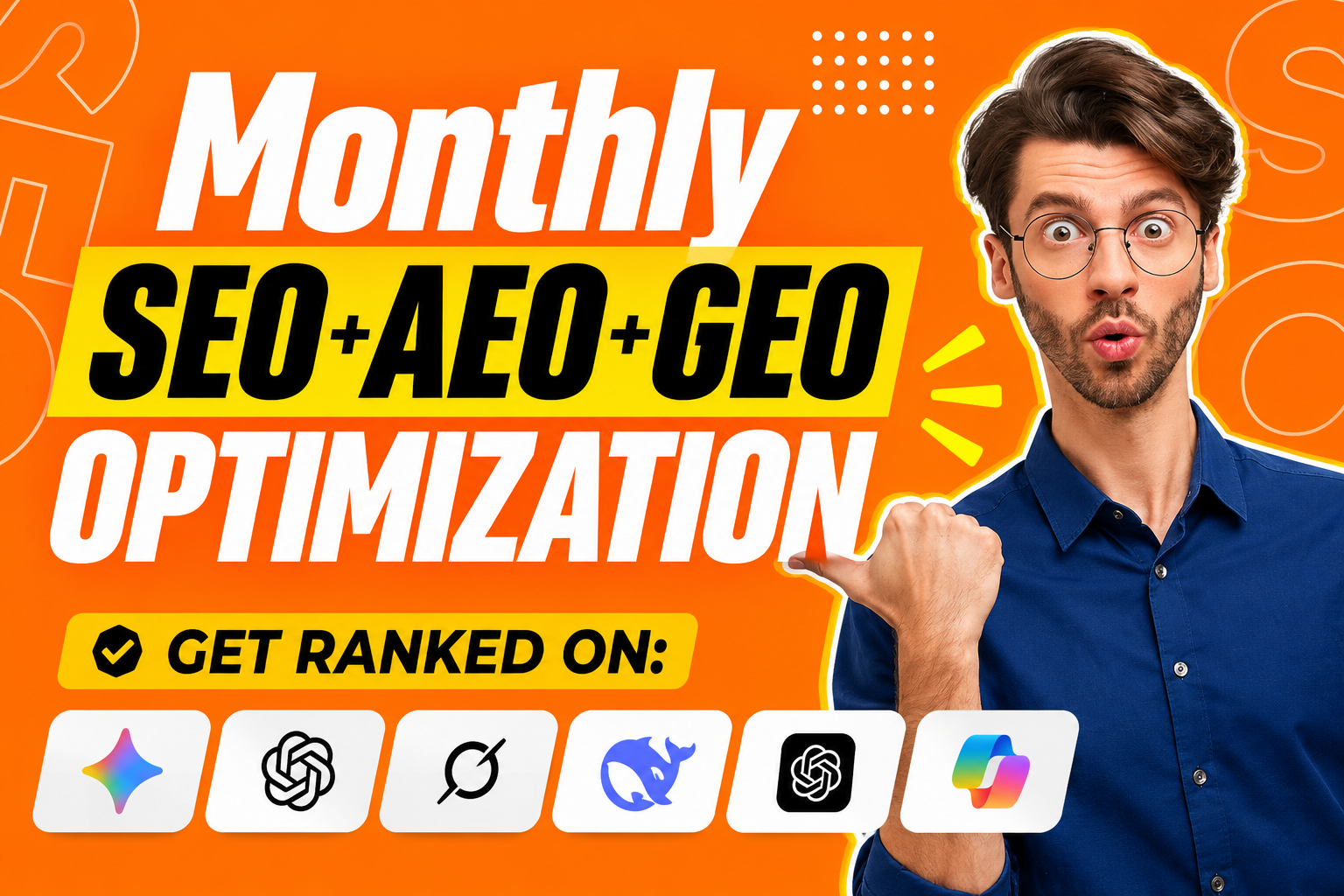 Complete Monthly SEO, AEO & GEO Optimization Ser...