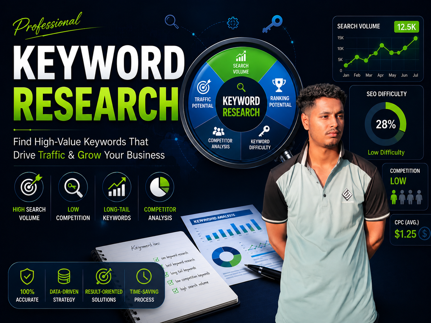 I will provide an advanced SEO strategy using keyword...
