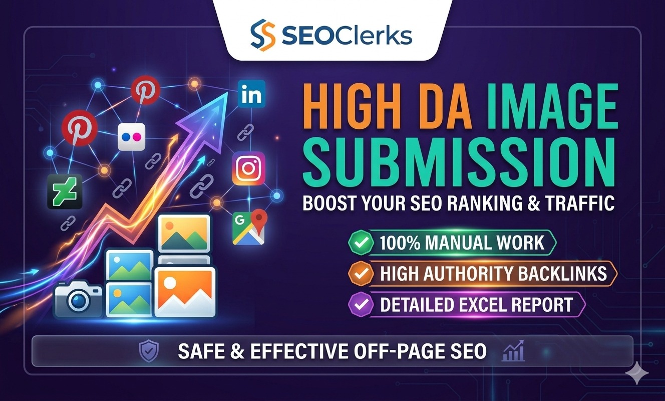 I will do 50 high DA image submission for SEO ranking