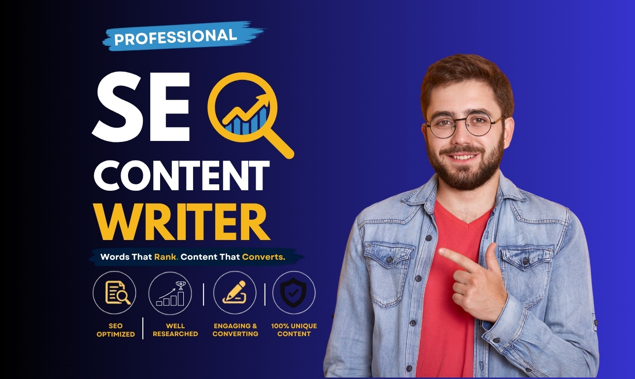 I will be your professional content writer for blogs ...