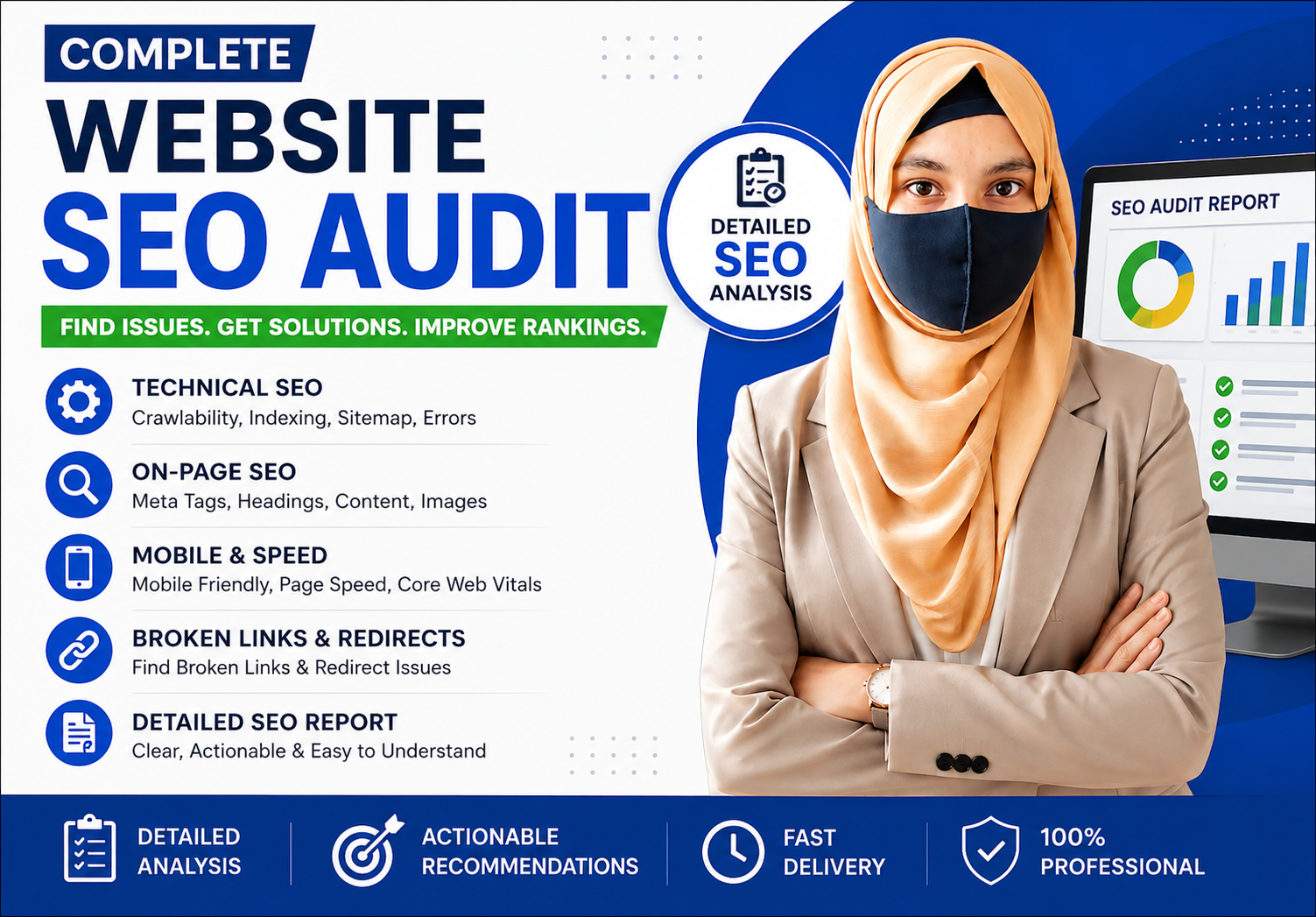 I Will Do a Complete Website SEO Audit and Provide a Detailed SEO Report