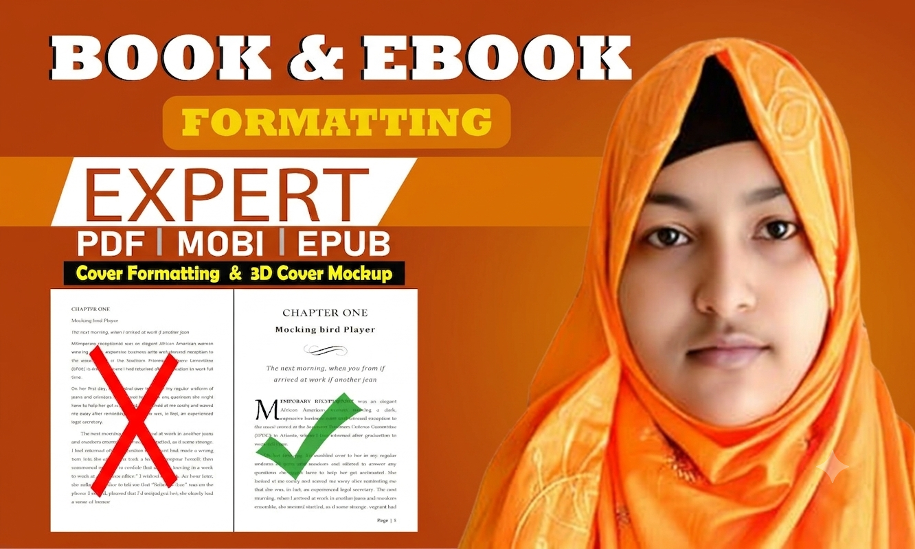 I will do amazon KDP book formatting, paperback and ...