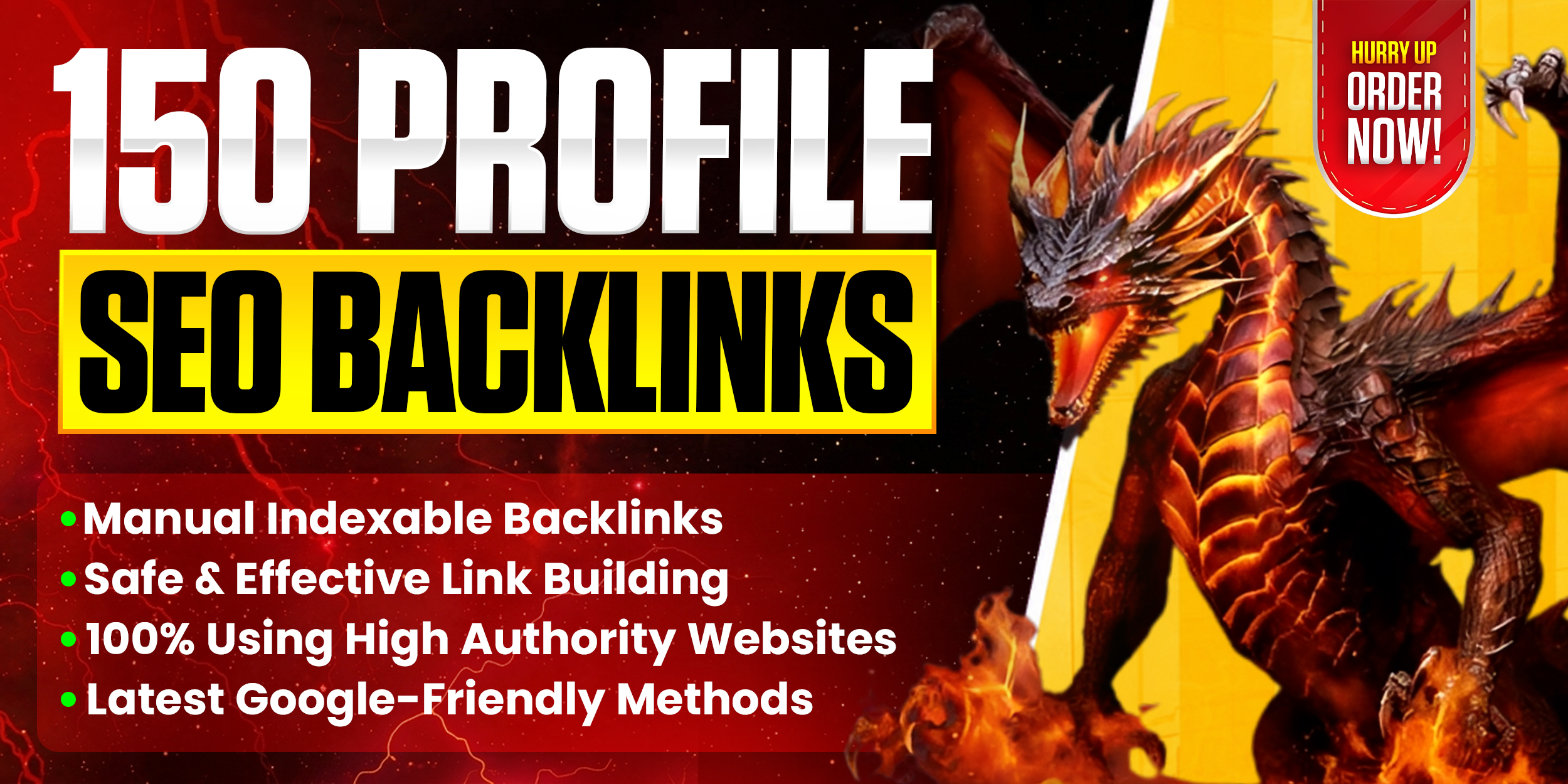 Buy 2 Get 1 FREE I Will Build 150 Premium Manual Indexable Profile Backlinks