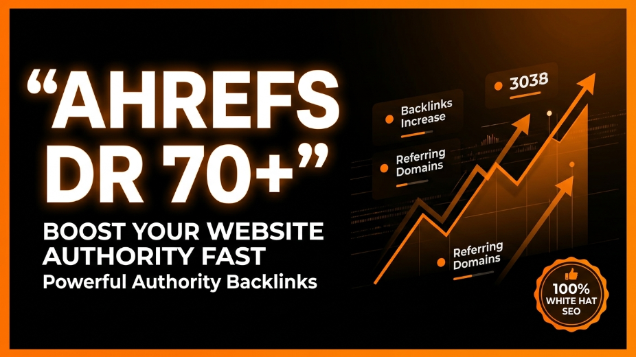 I will grow your domain rating to 70+ with authority ...