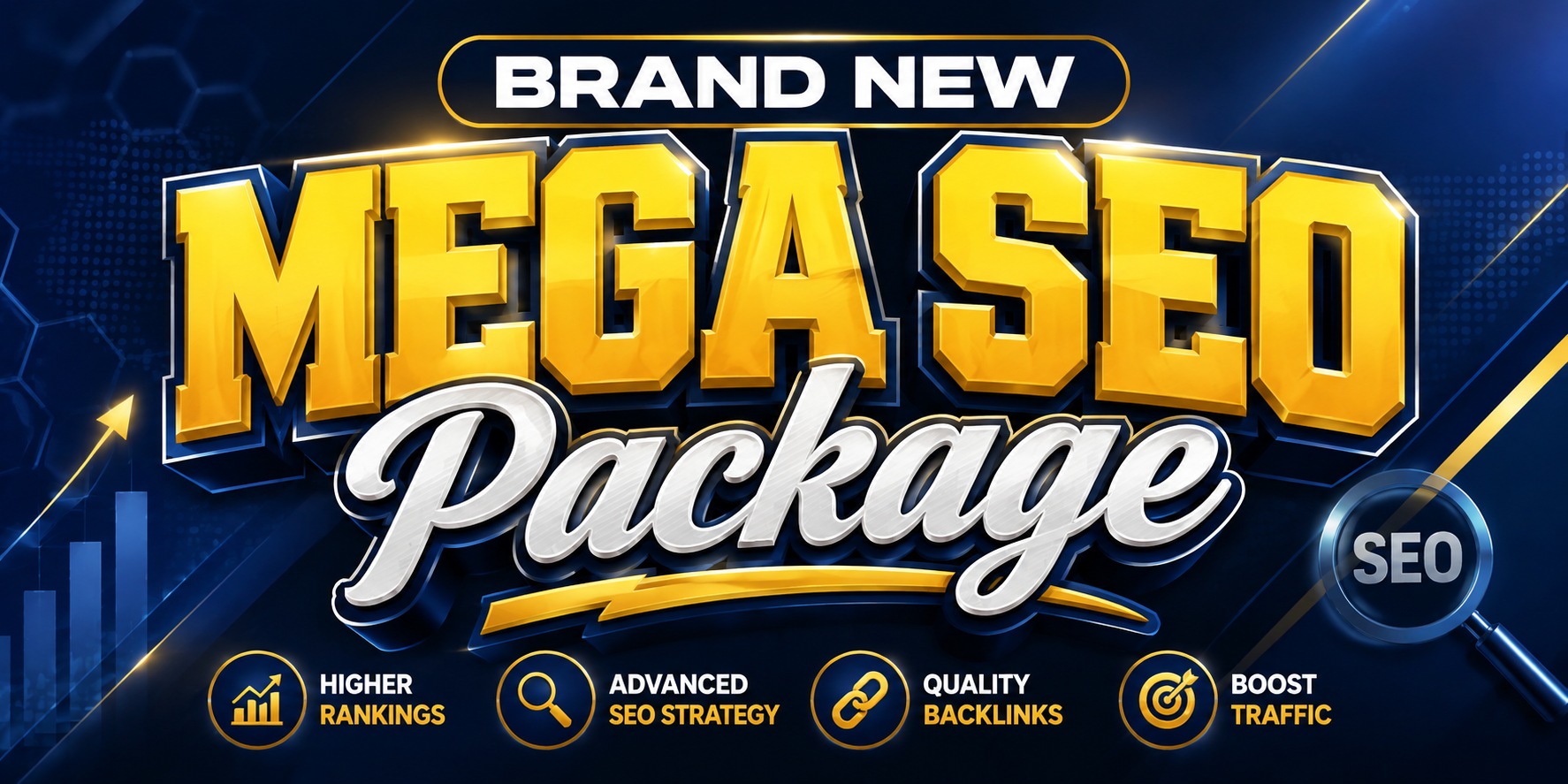 Complete biggest Brand New Mega SEO Package to Boost ...