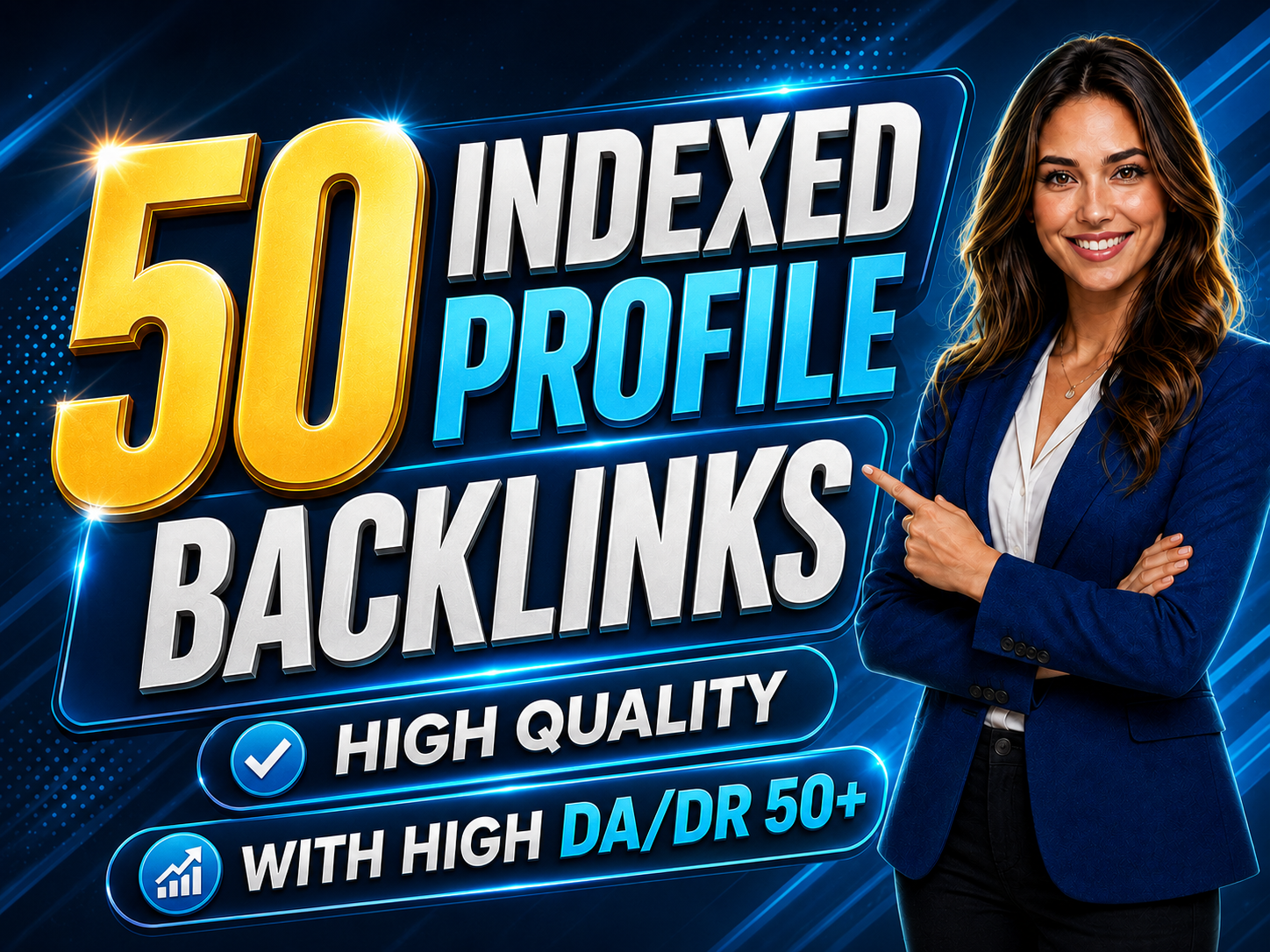 50 High DA DR 50+ Indexed Profile Backlinks to Boost ...