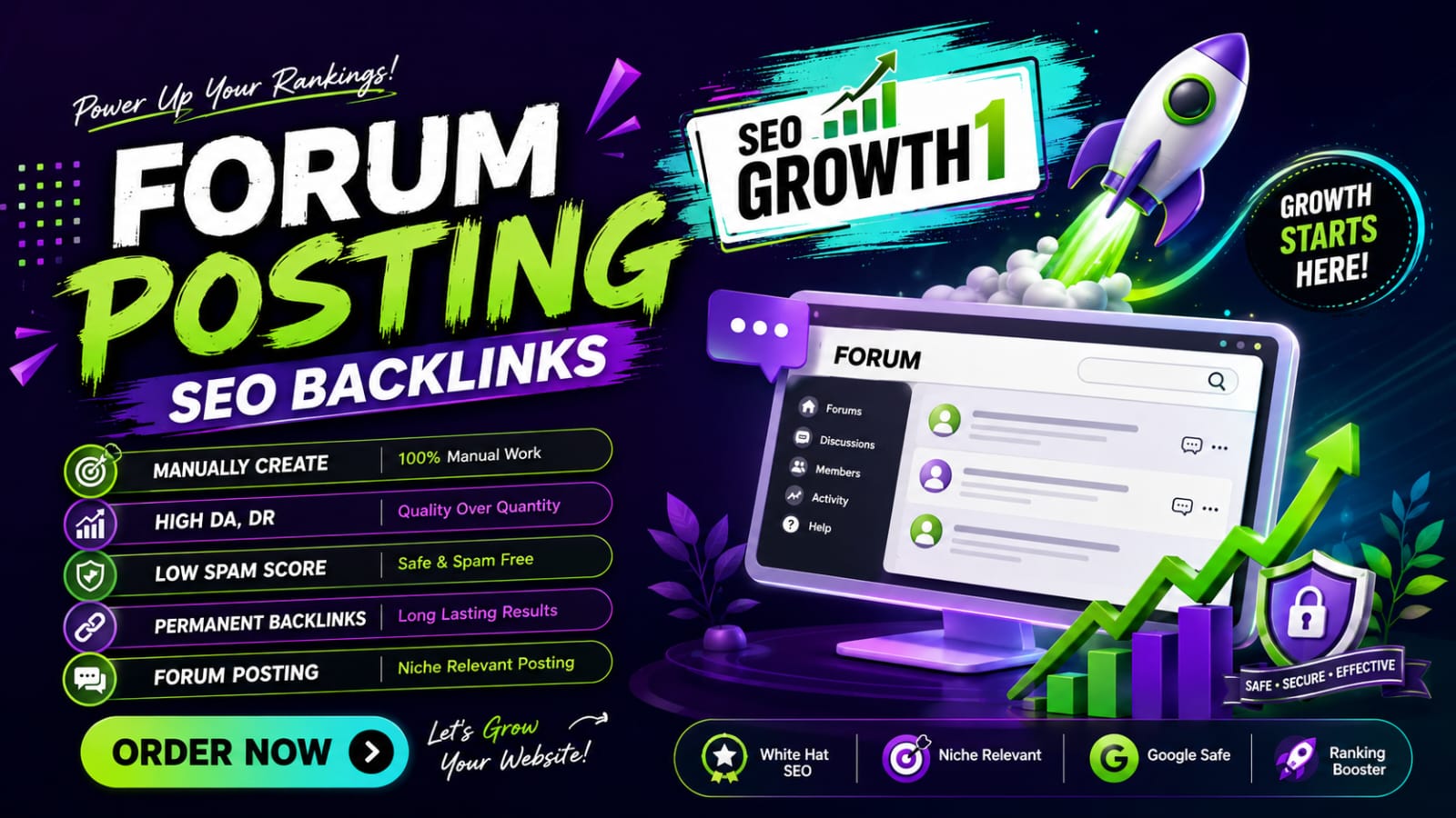 Get 60 High Quality Manual Forum Posting Backlinks fo...
