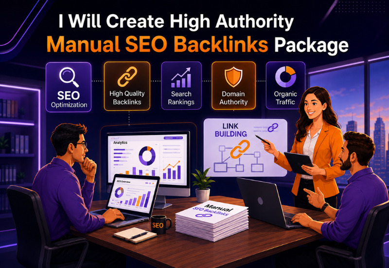I Will Create High Authority Manual SEO Backlinks Pac...