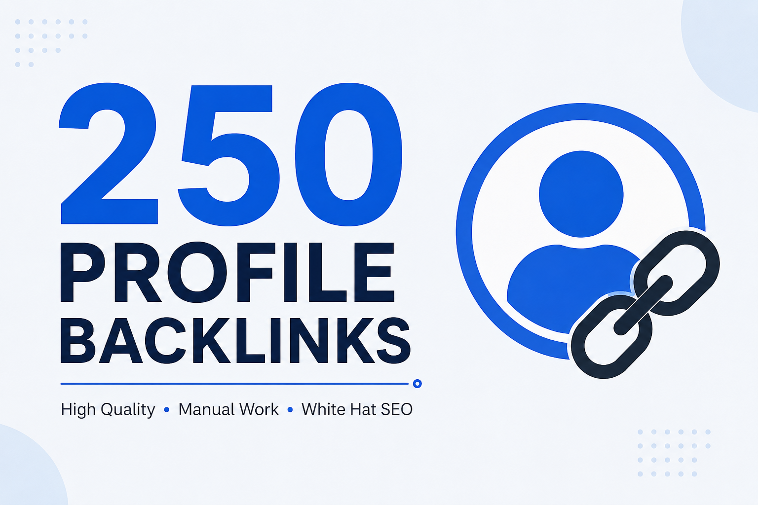 I Will Provide 250 High Quality Profile Backlinks for...