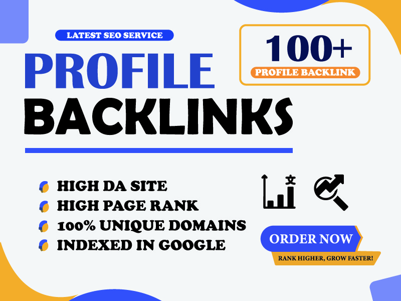 I will provide safe white hat profile backlinks for seo link building