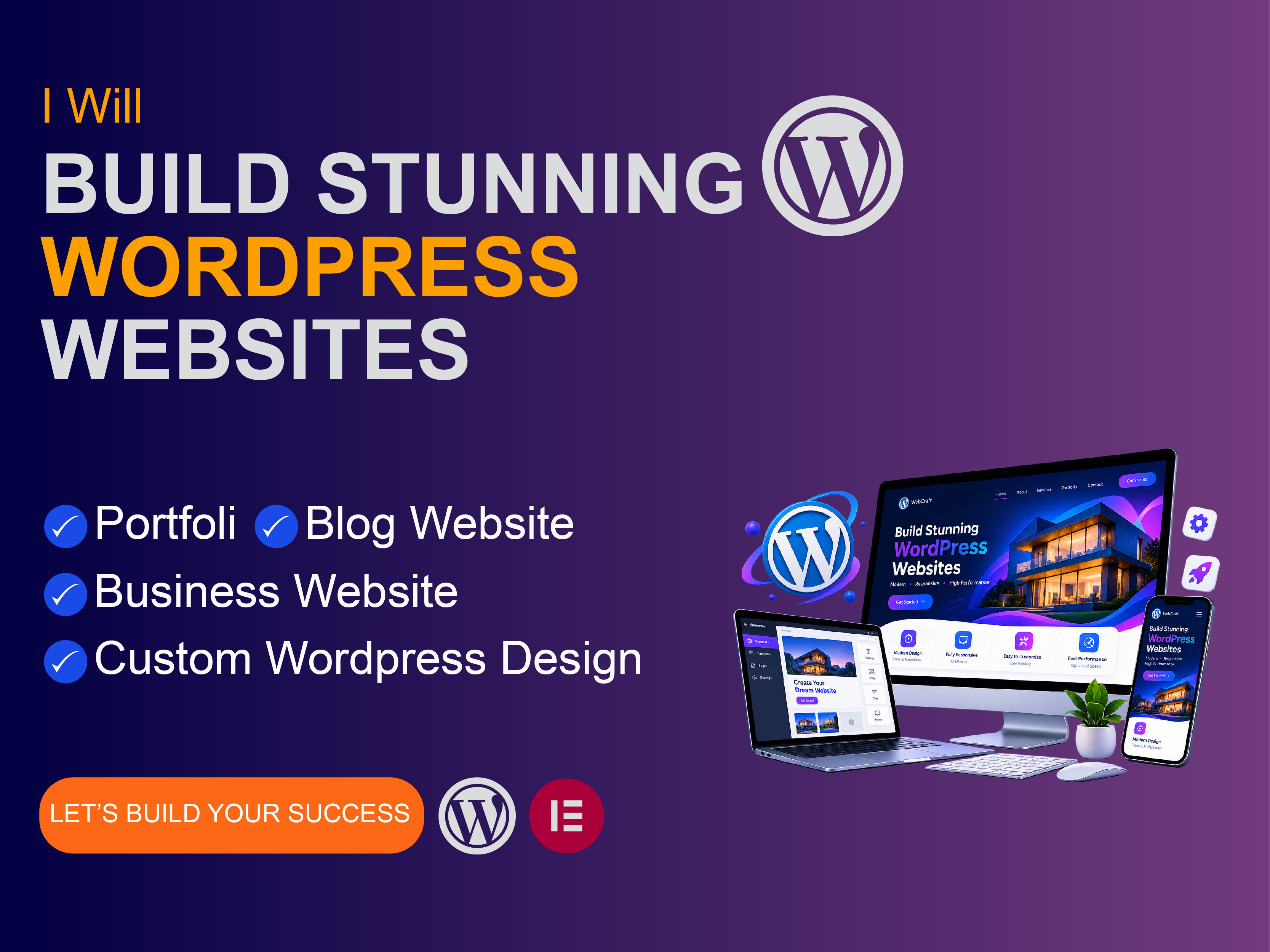 I Will Build a Stunning Professional Responsive WordP...