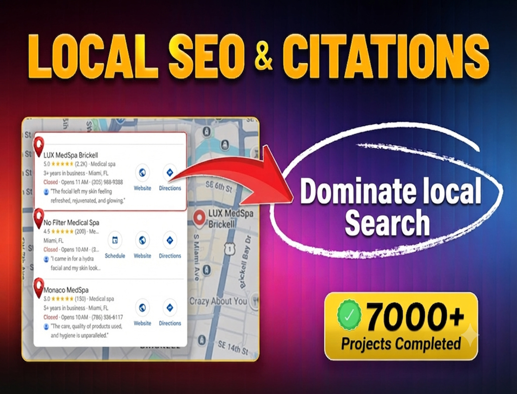 3,000 Google Maps Citations for GMB Ranking and Local...