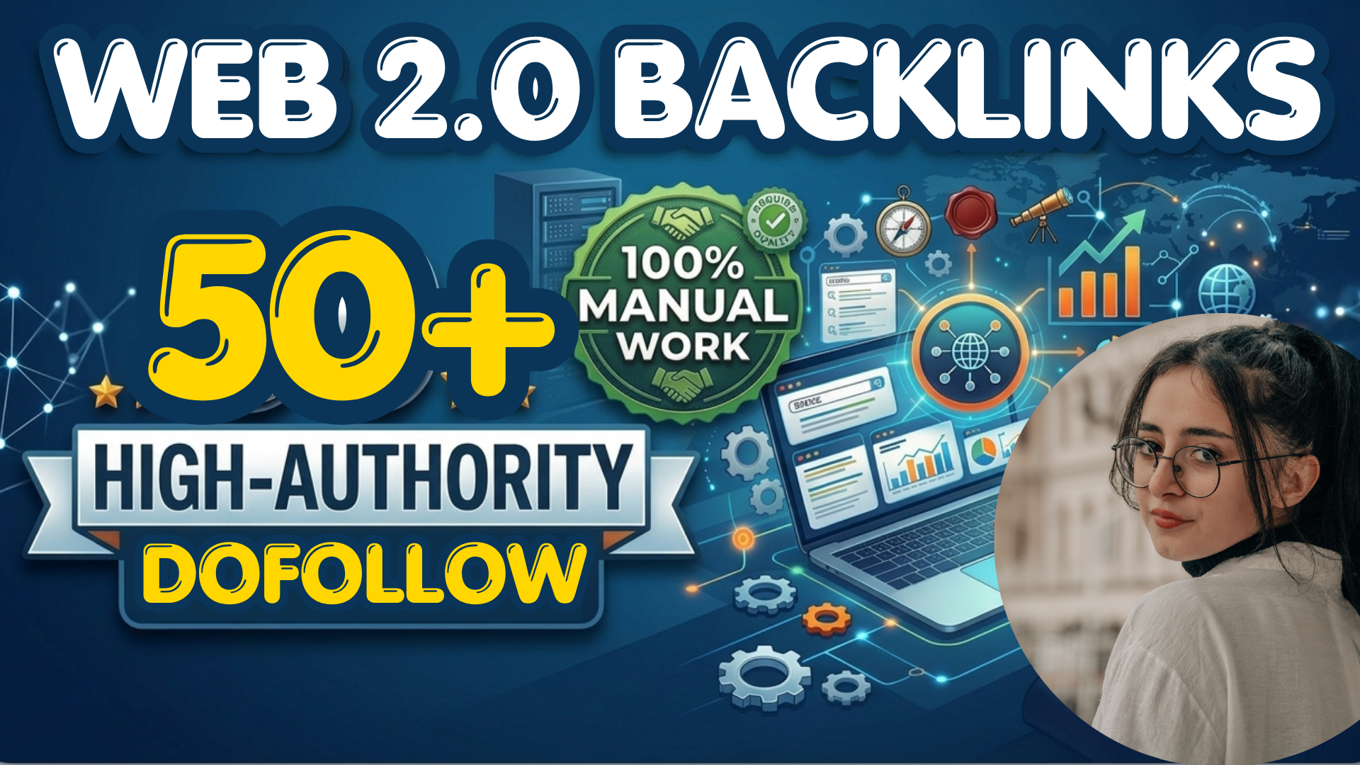 50 Do-follow Web 2.0 Backlinks High Authority Sites Manually Create Guaranteed