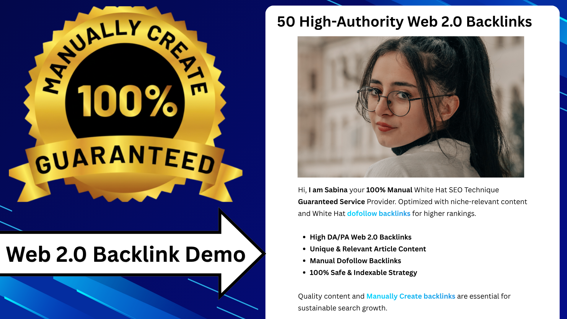 50 Do-follow Web 2.0 Backlinks High Authority Sites Manually Create Guaranteed