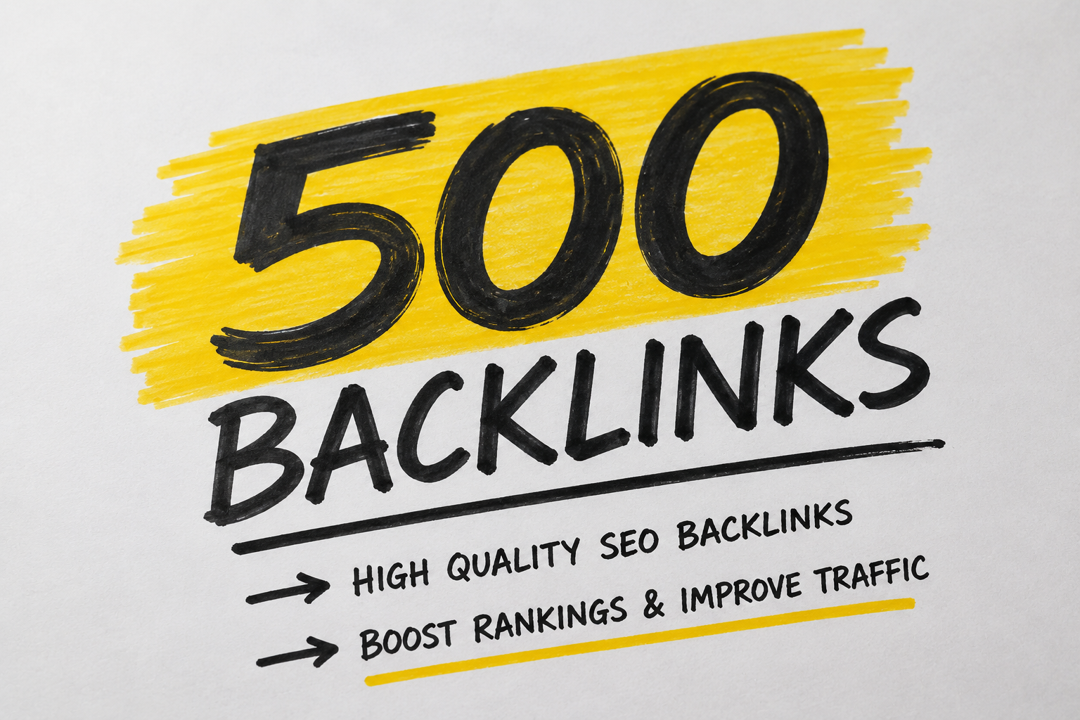 I Will Build 500 HQ SEO Backlinks for Your Website
