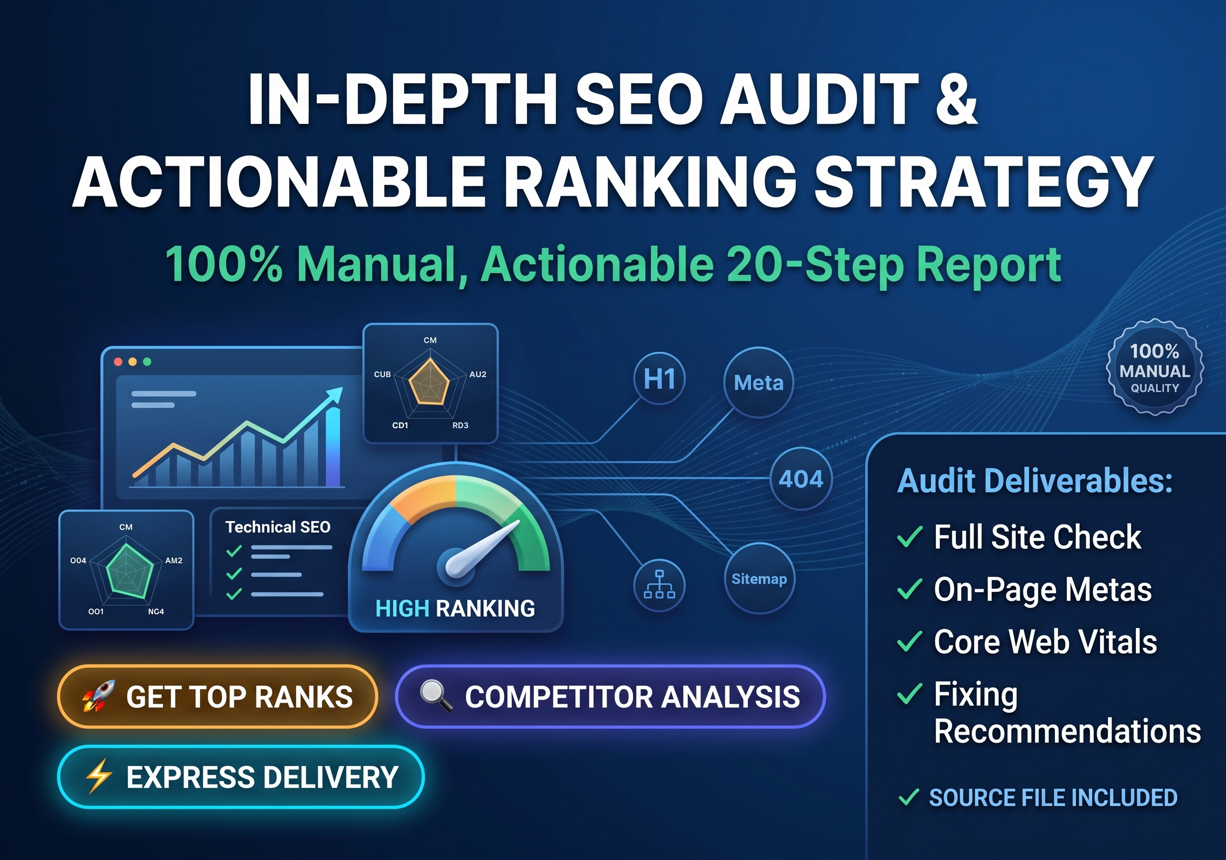 Provide a Complete In-Depth SEO Audit & Actionabl...