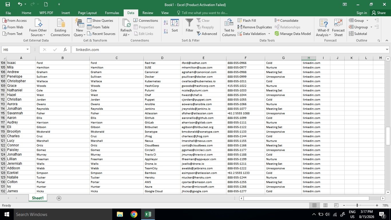 I will do targeted B2B lead generation and web research for any industry