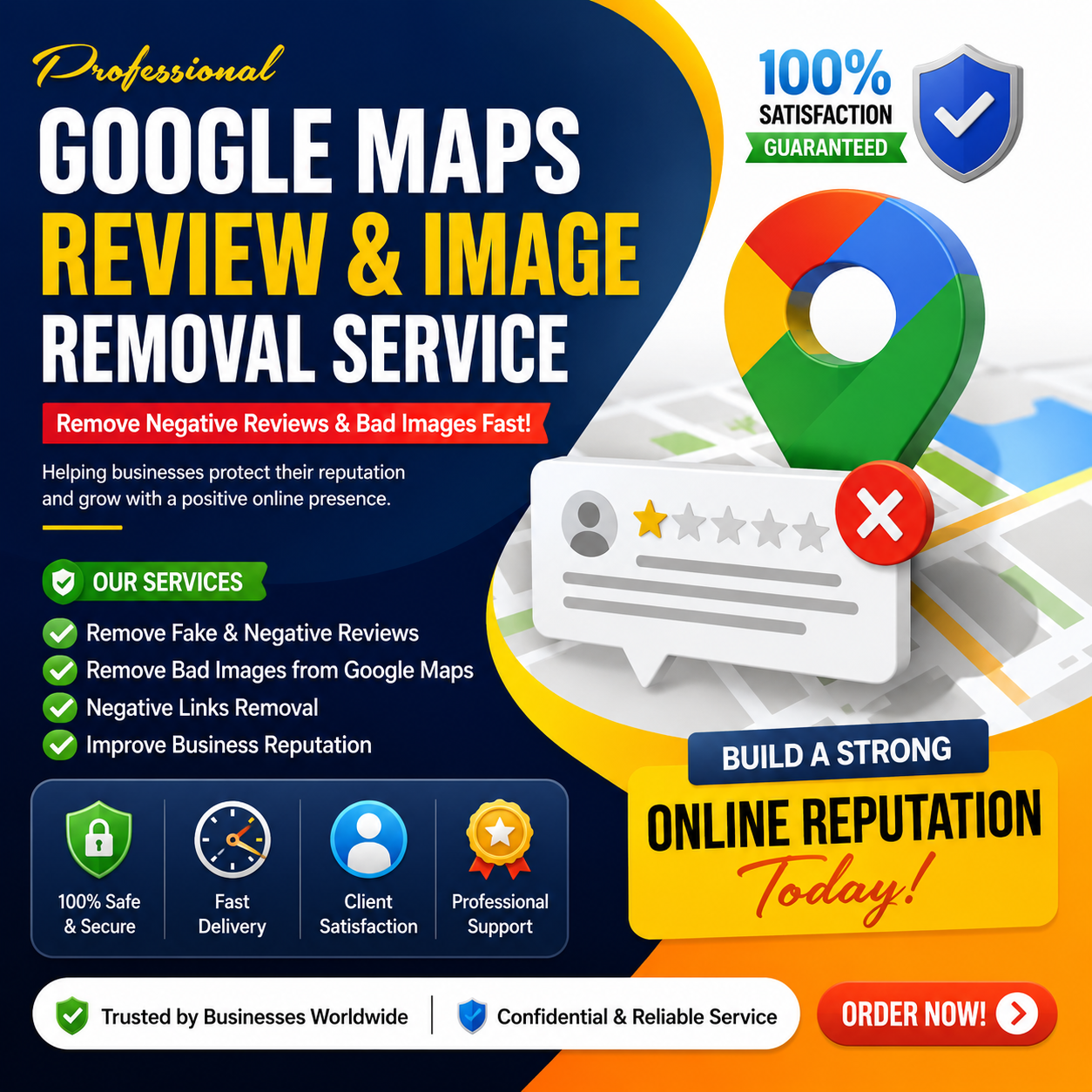 Will Help Report Policy-Violating Negative Reviews & Fresh Links Professionally