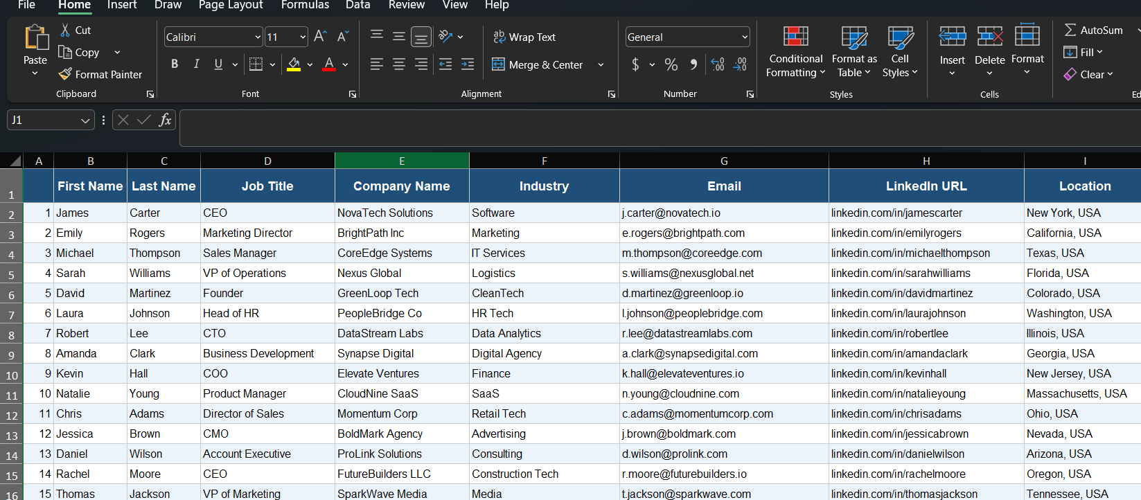 I will do B2B lead generation, targeted email scraping, and web research.