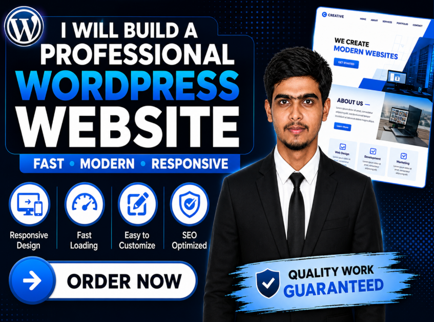 I will redesign and customize your WordPress website with a modern vision
