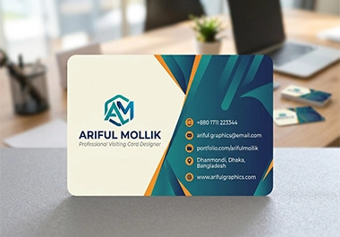 Professional & Creative Visiting Card Design for ...