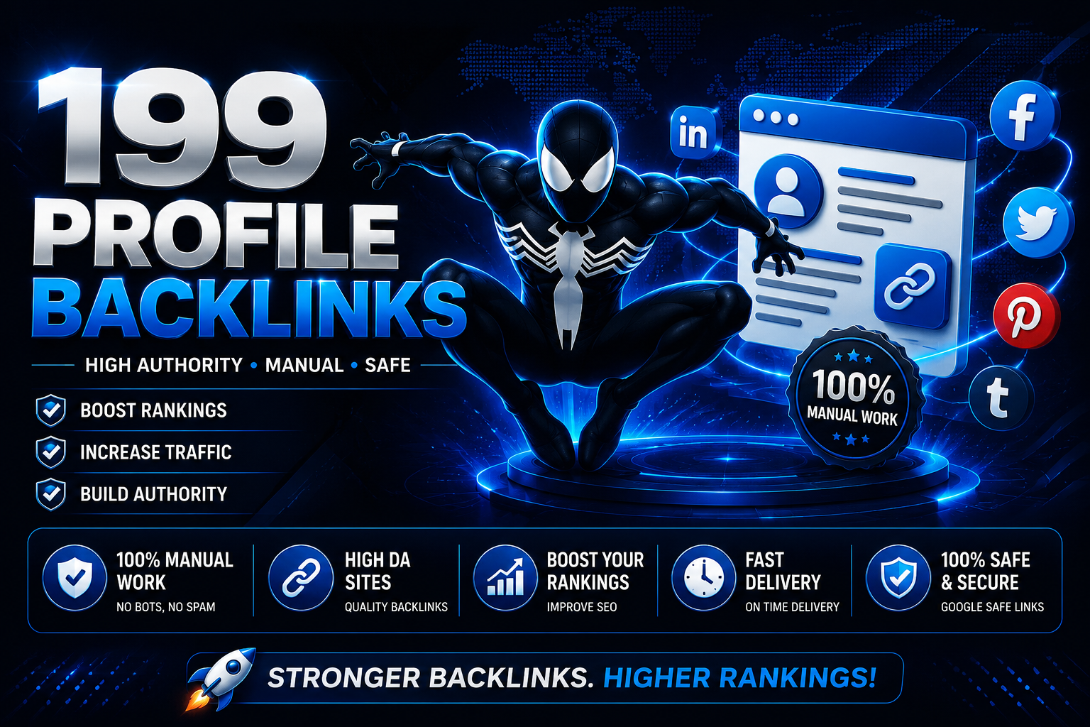 199 High Quality Manual Profile Backlinks for Powerfu...